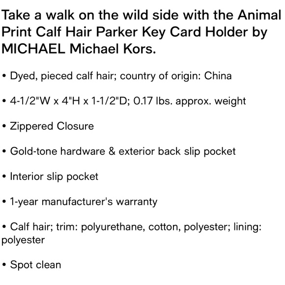 Michael Kors Parker key card holder - Picture 12 of 12